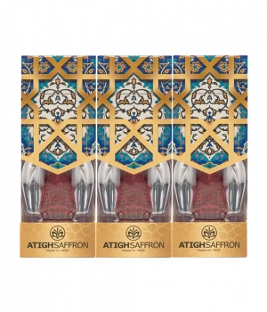 3 Pcs each pcs 1 gr pure saffron