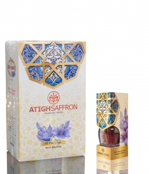 Saffron 1 box 12 Pcs * 1Gr