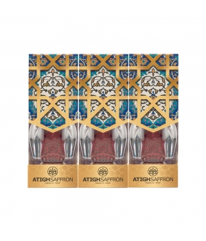 3 Pcs each pcs 1 gr pure saffron
